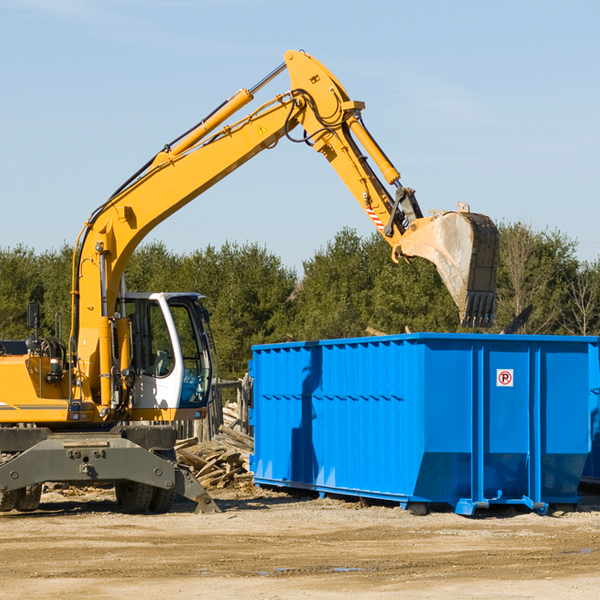 what size residential dumpster rentals are available in Carthage